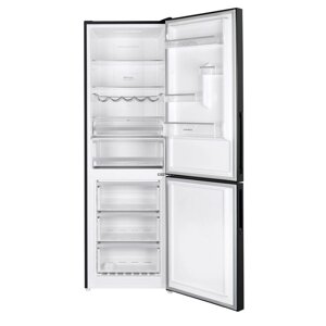 Холодильник MAUNFELD MFF185NFB, двухкамерный, класс А+340 л, Full No Frost, чёрный