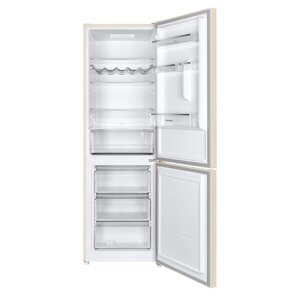 Холодильник MAUNFELD MFF185SFBG, двухкамерный, класс А+317 л, бежевый