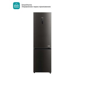 Холодильник Midea MDRB521MIE28OD, двухкамерный, класс А, 402 л, No Frost, серый