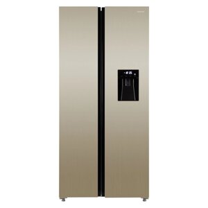 Холодильник NORDFROST RFS 484D NFH, двухкамерный, класс А, 472 л, No Frost, бежевый