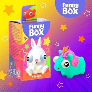 Игровой набор Funny Box «Зверюшки»карточка, фигурка, лист наклеек