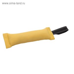 Игрушка-кусалка из шланга, 25 х 6 см, желтая