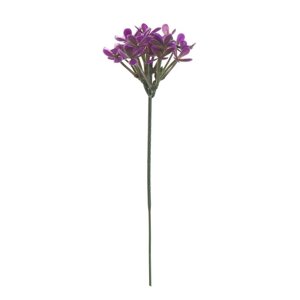 Искусственный цветок «Лесная фиалка», высота 21 см, цвет фиолетовый