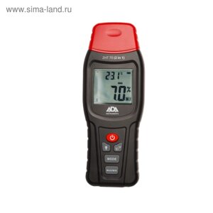 Измеритель влажности и температуры ADA ZHT 70, контактный, 2 в 1, дер. строймат. 70/2.4 %