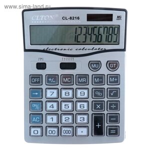 Калькулятор настольный, 16-разрядный, SDC-8216