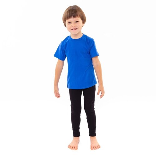 Кальсоны для мальчика (термо), цвет чёрный, рост 116 см (32)