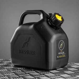 Канистра ГСМ Kessler premium, 5 л, пластиковая, чёрная