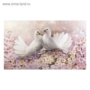 Картина на холсте "Красота птиц" 60*100 см
