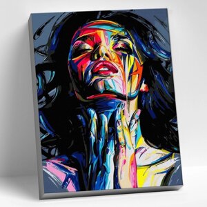 Картина по номерам 40 50 см «Абстрактная живопись» 21 цвет