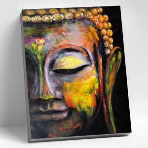 Картина по номерам 40 50 см «Будда» 23 цвета