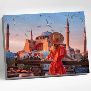 Картина по номерам 40 50 см «Стамбул. Айя-софия» 25 цветов