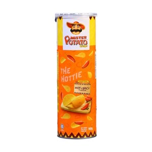 Картофельные чипсы с острым и пряным вкусом Mister Potato Hot and Spicy, 160 г