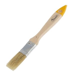 Кисть плоская "РемоКолор" Любитель, 19 мм, ручка дерево, натуральная щетина