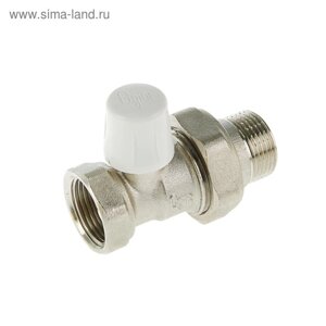 Клапан запорный Ogint, для радиатора 3/4", прямой