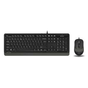 Клавиатура + мышь A4Tech Fstyler F1010 клав: черный/серый мышь: черный/серый USB Multimedia ( 103388