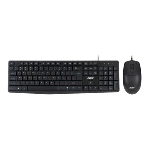 Клавиатура + мышь Acer OMW141 клав: черный мышь: черный USB (ZL. MCEEE. 01M)