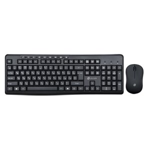 Клавиатура + мышь Оклик 225M клав: черный мышь: черный USB беспроводная Multimedia (1454537) 1029432