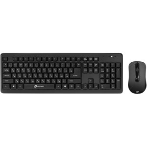 Клавиатура + мышь Оклик 270M клав: черный мышь: черный USB беспроводная (337455)