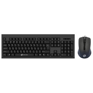 Клавиатура + мышь Оклик 600M клав: черный мышь: черный USB (337142)