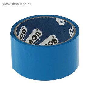 Клейкая лента упаковочная 48 мм х 24 м, 45 мкм UNIBOB (синяя)