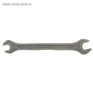 Ключ рожковый "Сибртех" 14321, фосфатированный, 8х10 мм, ГОСТ 2839