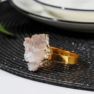 Кольцо для салфетки «Кристалл», 44,16,2 см, цвет металла золотой