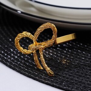 Кольцо для салфетки Noble, 4,55 см, цвет золотой