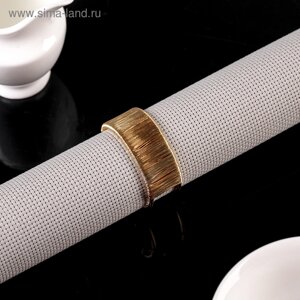 Кольцо для салфеток «Аврора», 52 см, цвет золотой