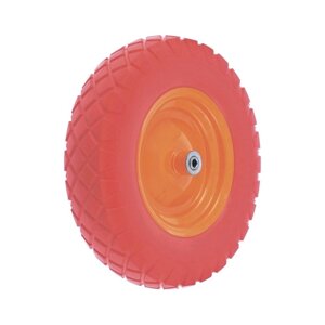 Колесо полиуретановое, d = 385 мм, ступица: диаметр 12 мм, длина 90 мм