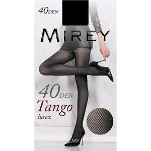 Колготки женские Mirey Tango Lurex, 40 den, размер 2, цвет nero