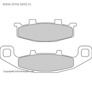 Колодки тормозные Ferodo, FDB481P