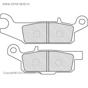 Колодки тормозные задние правые для квадроциклов Yamaha Grizzly 550/700, FDB2232SG