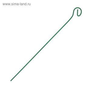 Колышек для подвязки растений, h = 100 см, d = 0.3 см, проволочный, зелёный, Greengo
