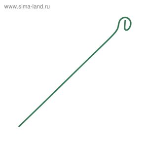 Колышек для подвязки растений, h = 40 см, d = 0.3 см, проволочный, зелёный, Greengo