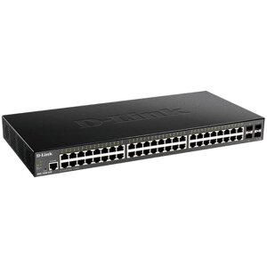 Коммутатор D-Link DGS-1250-52X/A1A, настраиваемый, 48х10/100/1000BASE-T