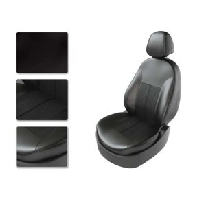 Комплект авточехлов AUDI Q3, 2011-н. в., черный, бежевый, 10088611