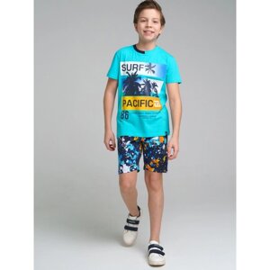Комплект для мальчика PlayToday: футболка и шорты, рост 164 см