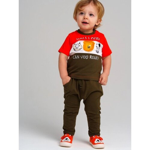 Комплект для мальчиков: футболка, брюки PlayToday, рост 86 см