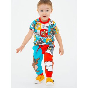 Комплект для мальчиков: футболка, брюки PlayToday, рост 92 см