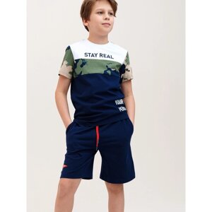 Комплект для мальчиков: футболка, шорты, рост 176 см