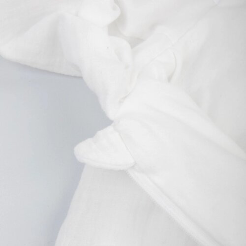 Комплект на выписку KinDerLitto «Муслин», 4 предмета, рост 50-56 см, цвет молочный