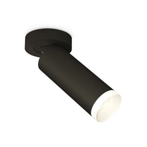 Комплект накладного поворотного светильника Ambrella light, Techno, XM6343200, GU5.3, цвет чёрный песок