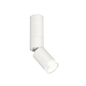 Комплект накладного поворотного светильника с акрилом Ambrella light, Techno, XM6312105, GU5.3, цвет белый песок