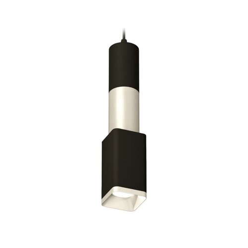 Комплект подвесного светильника Ambrella light, Techno, XP7821010, GU5.3, цвет чёрный песок, серебро песок
