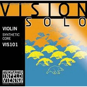 Комплект струн для скрипки Thomastik VIS101 Vision Solo размером 4/4, среднее натяжение