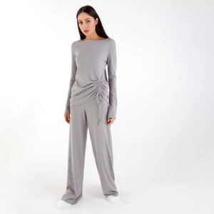 Комплект женский (брюки, джемпер) MIST, размер 46, цвет серый