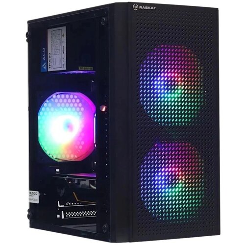Компьютер Raskat Strike 320, i3 10100F, 8 Гб, SSD 240 Гб, GTX 1650 4Gb, noOS, чёрный