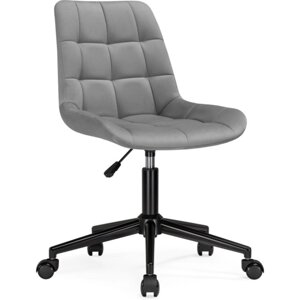 Компьютерное кресло Честер (california 994) металл/велюр, черный/темно-серый 49x60x84 см
