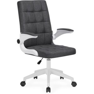 Компьютерное кресло Elga пластик/ткань, белый/темно-серый 63x59x96 см