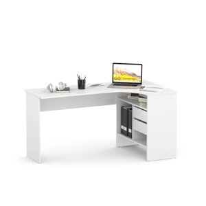 Компьютерный стол «СПм-25», 1450810740 мм, угловой, правый, цвет белый